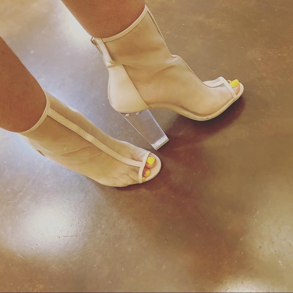 Aldo Shoes - ALDO clear heel booties